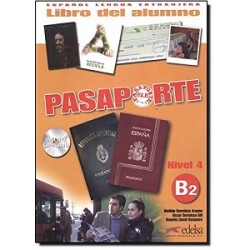 Pasaporte 4 (B2) Libro del alumno + CD audio