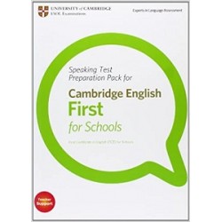 Speaking Test Preparation Pack for First for Schools Paperback with DVD