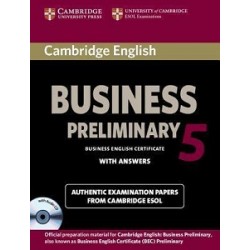 Cambridge BEC Preliminary 5 SB with CDs