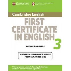 Cambridge FCE 3 Student's Book without answers  for updated exam