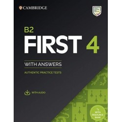 Practice Tests B2 First 4 SB with Answers with Downloadable Audio and Resource Bank