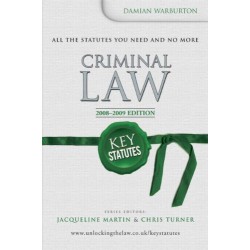 Key Statutes: Criminal Law