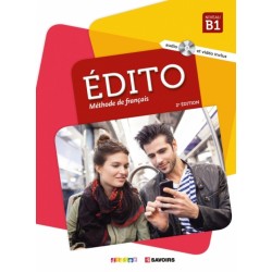 Edito B1 Livre eleve + DVD-Rom (audio et video) Edition 2018