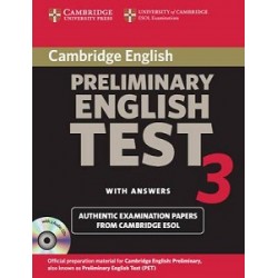 Cambridge PET 3 Self-study Pack 