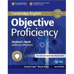 Objective Proficiency Second edition Student's Book without answers with Downloadable Software 