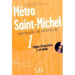 Metro Saint-Michel 1 Cahier d`exercices + CD audio 