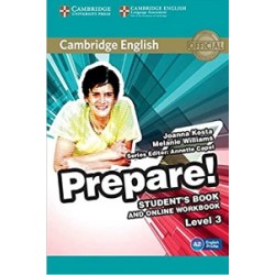 Cambridge English Prepare! Level 3 SB and online WB including Companion for Ukraine