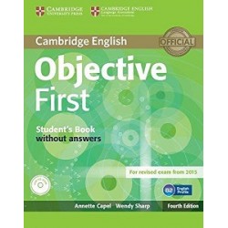 Objective First Fourth edition SB without answers with CD-ROM