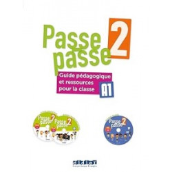 Passe-passe 2 A1 Guide Pédagogique et ressources pour la classe + CD mp3 + DVD