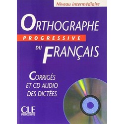 Orthographe Progr du Franc Interm Corriges + CD audio