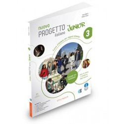 Progetto Italiano Junior Nuovo 3 Libro & Quaderno dell’insegnante + CD audio + DVD