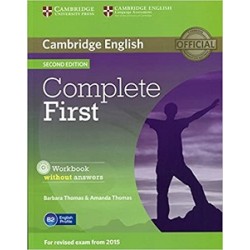 Complete First Second edition WB without answers with Audio CD