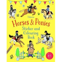 Sticker and Colouring Book: Horses & Ponies