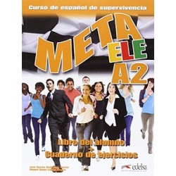 Meta ele A2 Libro del alumno + Cuaderno de ejercicios + Acceso completamente gratuito a los Audios