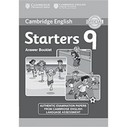 Cambridge YLE Tests 9 Starters Answer Booklet