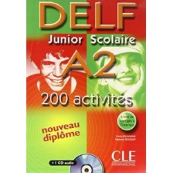 DELF Junior scolaire A2 Livre + corriges + transcriptios + CD