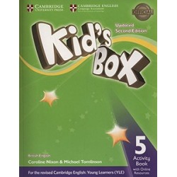 Kid's Box Updated 2nd Edition 5 Activity Book with Online Resources