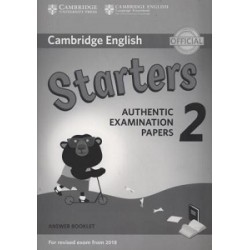 Cambridge English Starters 2 for Revised Exam from 2018 Answer Booklet