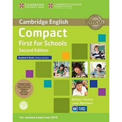 Compact First for Schools 2nd Edition Student's Pack (SB without answers, WB without answers)