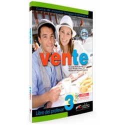 Vente 3 (B2) Libro del profesor + СD audio GRATUITA