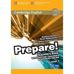 Cambridge English Prepare! Level 1 TB with DVD and Teacher's Resources Online