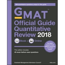 GMAT Official Guide 2018 Quantitative Review: Book + Online