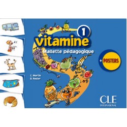 Vitamine 1 Mallete pedagogique (4 posters+225 flashcards)