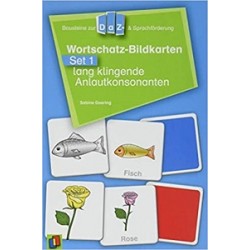 Wortschatz-Bildkarten - Set 1 lang klingende Anlautkonsonanten