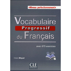 Vocabulaire Progr du Franc Perfectionnement Livre + CD audio