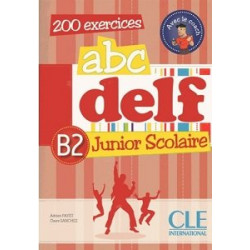 ABC DELF Junior scolaire B2 Livre + DVD-ROM + corriges et transcriptions