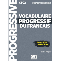 Vocabulaire Progr du Franc 2e Edition perfectionnement C1-C2 Livre + CD audio + Livre-web