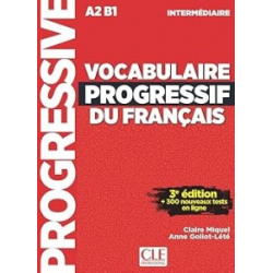 Vocabulaire Progr du Franc 3e Edition Interm A2/B1 Livre + Audio téléchargeable + Appli-web